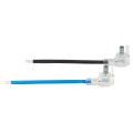 Sachet de 2 embouts à perforation d'isolant EBCP 35M-25 (1 noir + 1 bleu) longueur 185 mm