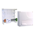 Support 8 rj45 fixation rail din