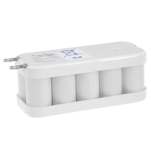 Batterie nickel cadmium 10 éléments assemblés avec flasques de type vtd 4ah