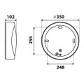 SEXTAN ROND AV E27 75WSSL HF BLC