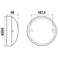 L'ebenoïd axiome t1 e27 1x10wled hf m9 blc