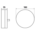 L'ebenoïd plafonnier dcl izy pro 1000lm 3000k led blanc