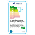 L'ebenoïd plafonnier dcl izy pro 1000lm 3000k led blanc