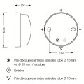 Hublot rond 62 70W E27 SSL - L'ébénoïd