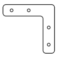 Coupleur 90° pour profile slf3535