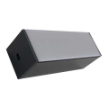 Profil sl flat 25x25 noir 2m diff opale acc incl