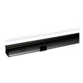 Profil rsl15 noir 2m plexi mat accessoires inclus