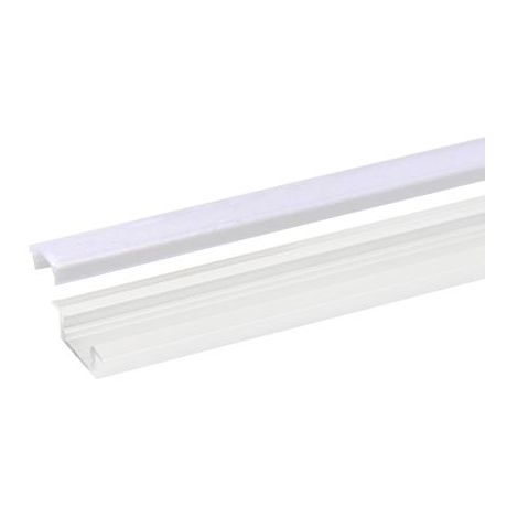 Profil rsl7 blanc 2m plexi mat accessoires inclus