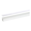 Profil sl15 blanc 2m plexi mat accessoires inclus