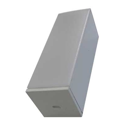 Profil sl flat 25x25 blanc 2m diff opale acc incl