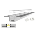 Profil slp15 alu 3m plexi mat accessoires inclus