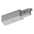 Alimentation gauche pour rail univ 3ph 7p blanc