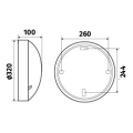 Hublot AXIOME T2 2x42W HAL / 2x23 W CFL HF - L'ébénoïd