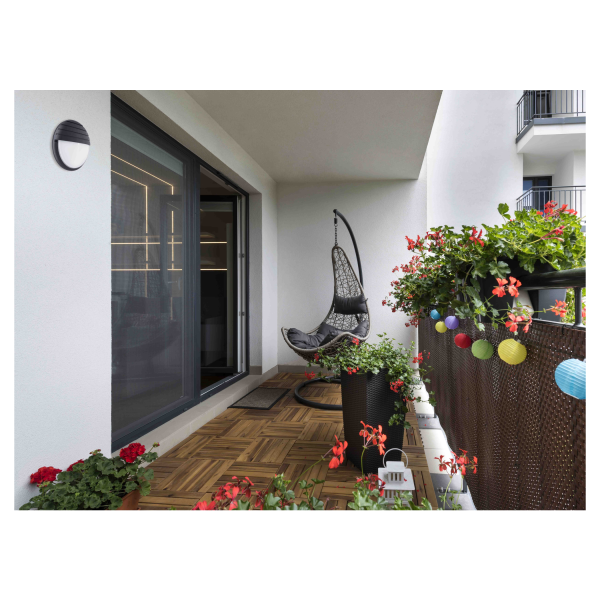 DUNE CASQUETTE AV E27 15W SSL NOIR - Ebenoid - 079260