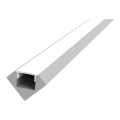 Profil alu45 alu 2m plexi mat accessoires inclus