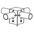 Streetlight adapt. s105/4x60mm dark grey ral9022