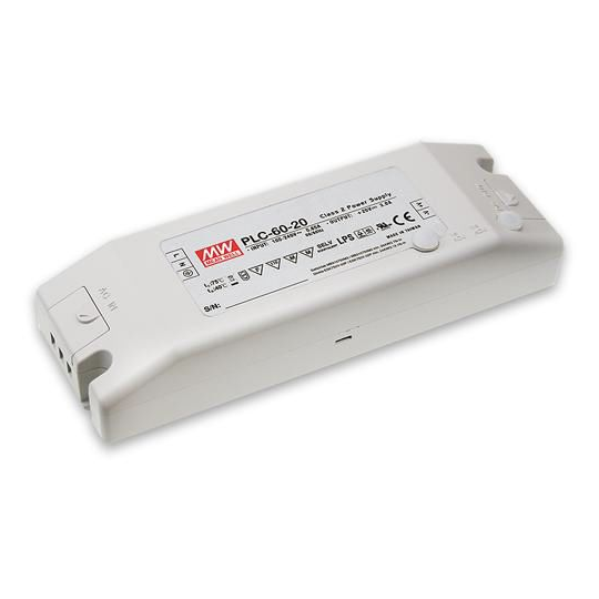 Alimentation led raccord à vis 24vdc 60w ip20