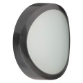 SEXTAN ROND AV E27 100W SSL GRIS