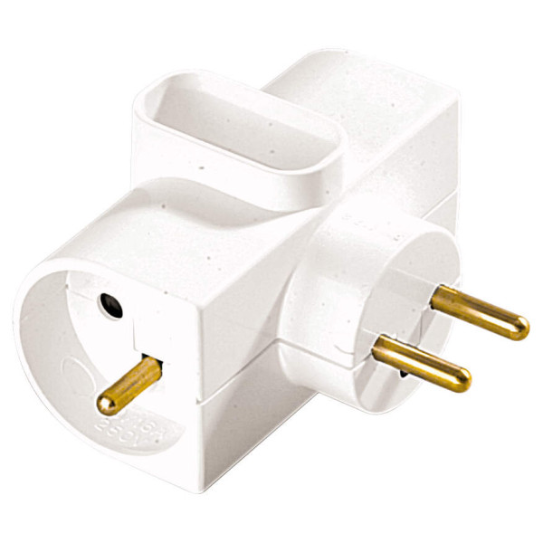 L'ebenoïd tridis 2x16a+1x6a blc gencode