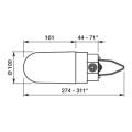 LANTERNE COMPLETE E27 75W SSL