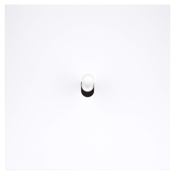 Façade Désir Satin Blanc Soft Touch simple 1 basculeur (131-810)