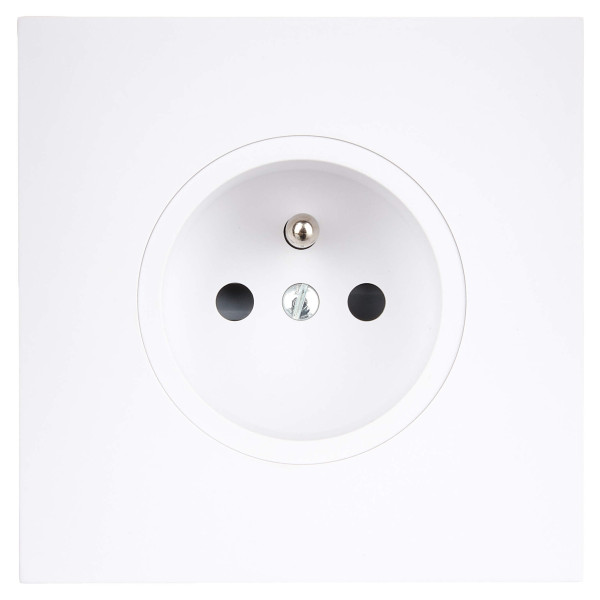 Façade Désir Satin Blanc Soft Touch simple PC (190-810)