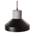 Steel Wood Lamp béton Noir Mat 240 centimetre de diametre (SPE210355)
