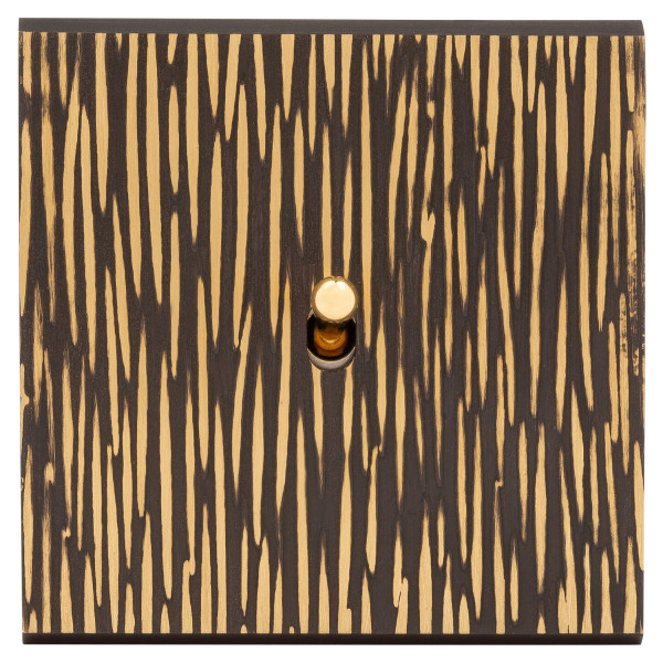 Façade fascination laiton fauve double verticale liseuse fine 30 - Modelec - 641435