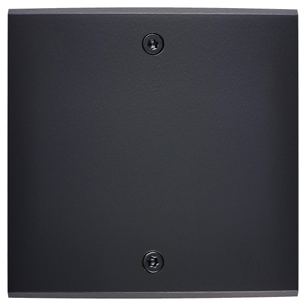 Façade confidence laiton noir mat simple knx 4 boutons à vis
