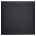 Façade confidence laiton noir mat simple knx 4 boutons à vis