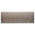 Façade  Confidence Laiton Acier triple horizontale 1 basculeurPCPC Blanc à vis (311-412B)