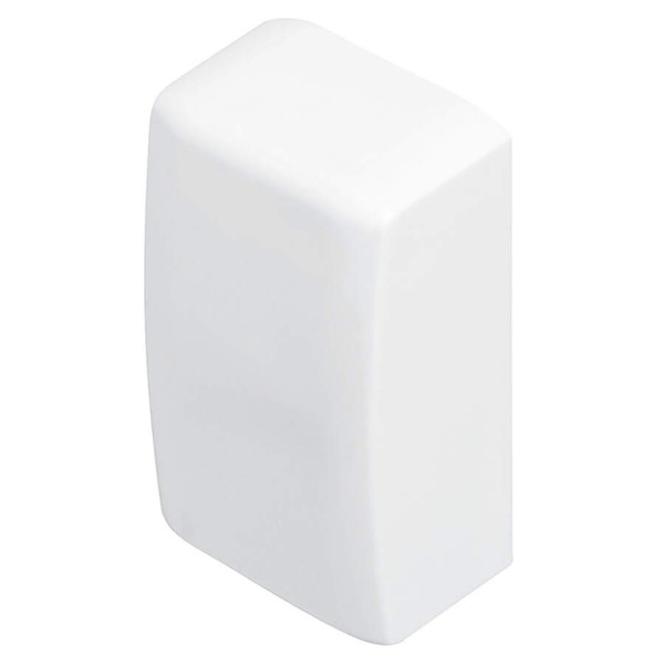 Embout Planet Wattohm pour moulure Keva 32x12mm blanc artic
