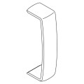 Joint de couvercle recouvrant Planet Wattohm pour moulure Keva 22x12mm blanc artic