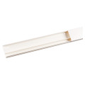 Moulure 50x20mm Planet Wattohm Keva 2 compartiments blanc artic