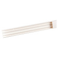 Moulure 50x20mm Planet Wattohm Keva 3 compartiments blanc artic