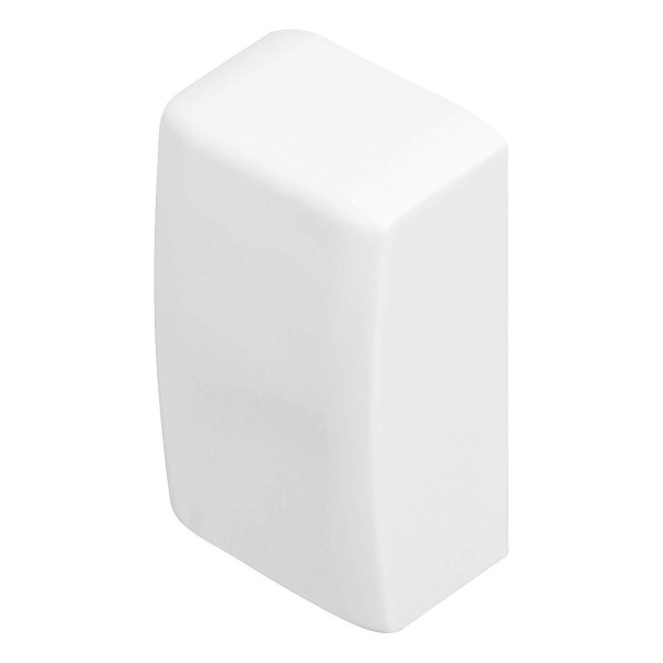 Embout Planet Wattohm pour moulure Keva 50x20mm blanc artic