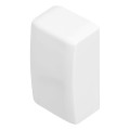 Embout Keva Planet Wattohm Blanc RAL 9010 - PVC - pour Moulure 50 x 20 mm
