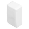 Embout Planet Wattohm pour moulure Keva 50x20mm blanc artic