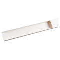Moulure 50x20mm Planet Wattohm Keva 1 compartiment blanc artic