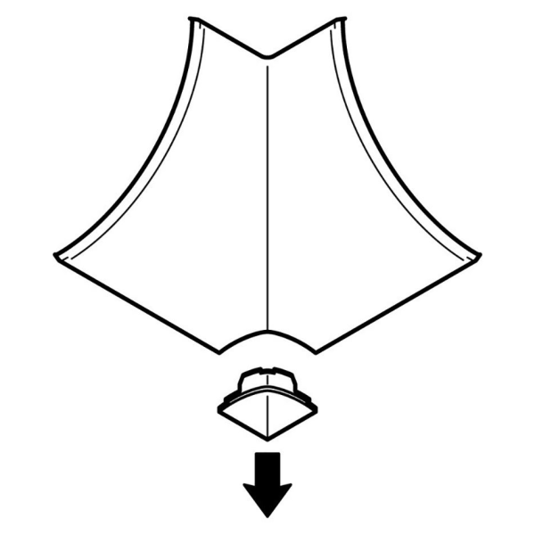 Planet Wattohm - Angle intérieur, angle plat