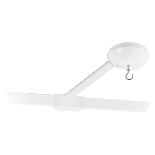 Point de centre DCL Planet Wattohm Keva pour moulure Keva 22x12mm et 32x12mm blanc artic