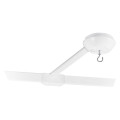 Point de centre DCL Planet Wattohm Keva pour moulure Keva 22x12mm et 32x12mm blanc artic