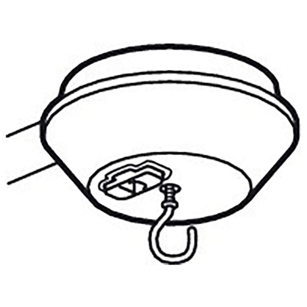 Point de centre DCL Planet Wattohm Keva pour moulure Keva 22x12mm et 32x12mm blanc artic