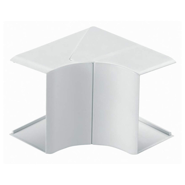 Angle intérieur variable Planet Wattohm Viadis pour goulotte 90x40mm blanc
