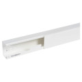 Goulotte 90x60mm Planet Wattohm Viadis 1 compartiment avec couvercle longueur de 2m blanc