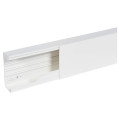 Goulotte 150x60mm Planet Wattohm Viadis 1 compartiment avec couvercle longueur de 2m blanc