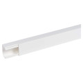 Planet Wattohm - Goulotte sans halogène 60 x 40 Fond + couvercle, 1 compartiment, longueur 2 m