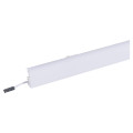 Planet Wattohm - Couvercle pvc translucide 45 mm led system blanc, longueur 1 m