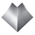 Planet Wattohm - Angle intérieur/angle plat peint couleur aluminium