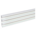Planet Wattohm - Logix 45 - 190 x 50 Blanc Artic Longueur 3m Fond PVC 3 compartiments (fond livré seul, rajouter 3 couv.)